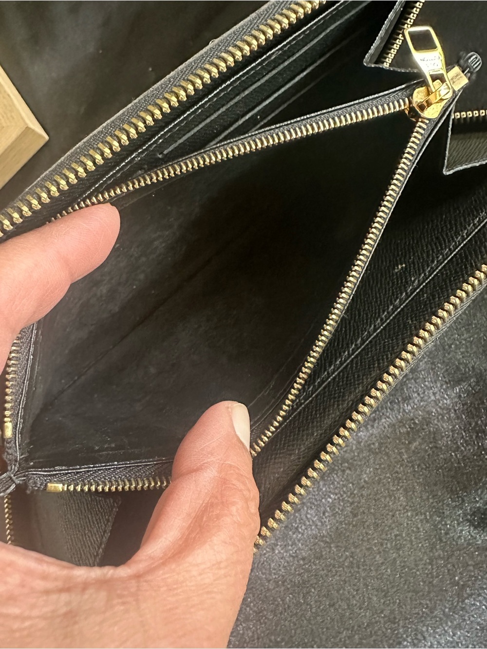 Louis Vuitton Monogram Brown & Tan Chain Wristlet Clutch - Picture 16 of 16